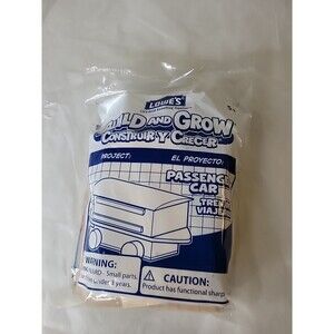 Lowe’s Build And Grow Passenger Car Kids Crafts Wood Project New Age 5+